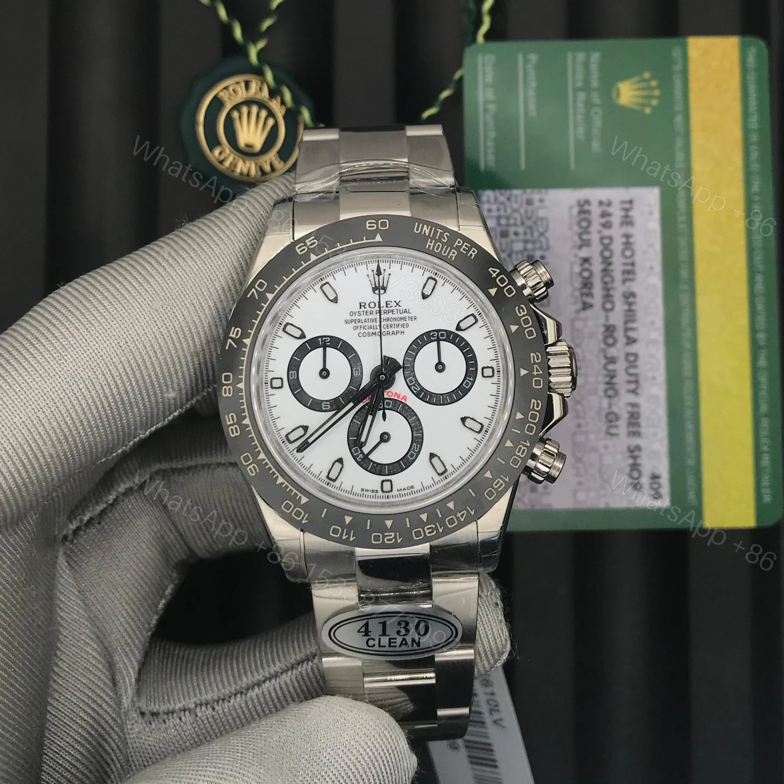 Rolex Daytona White Super Clones — view 1