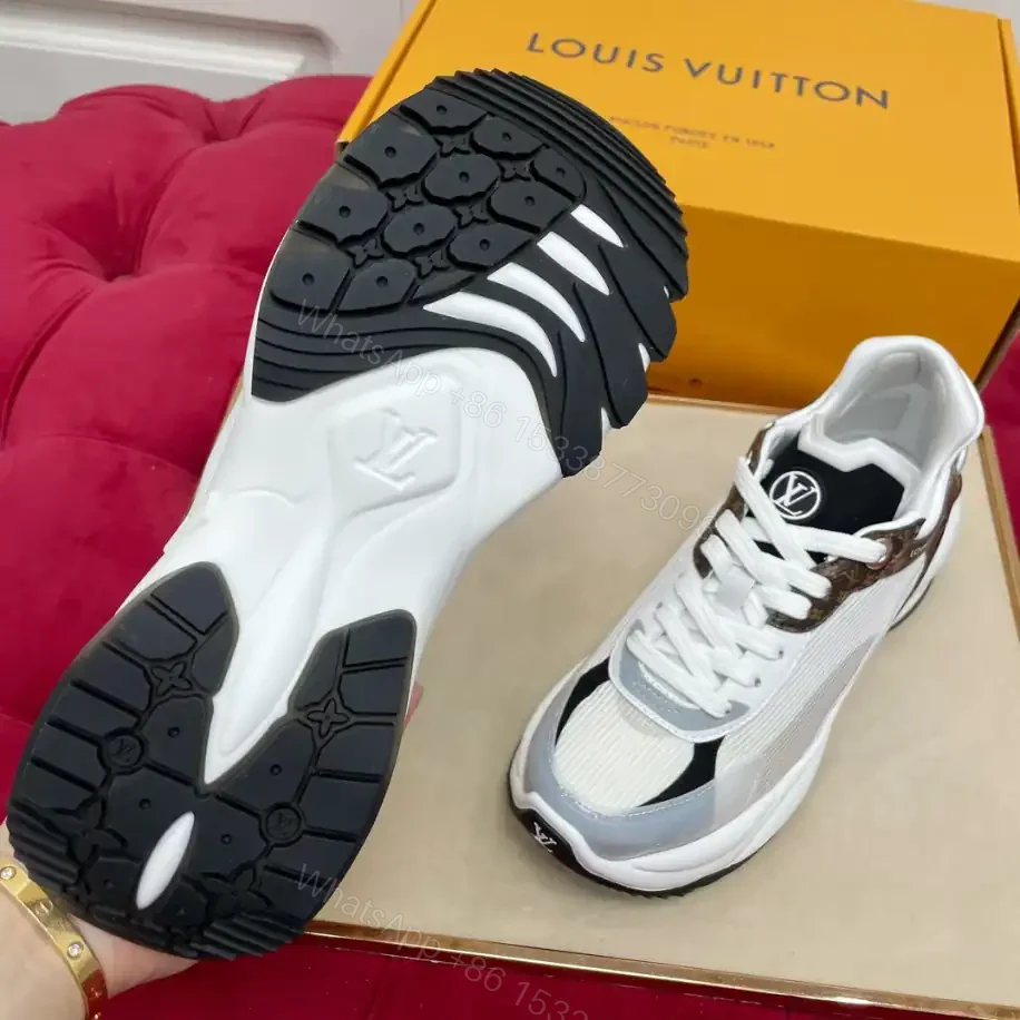 View 6 of LOUIS VUITTON RUN 55 SNEAKERS IN WHITE – LSVT362