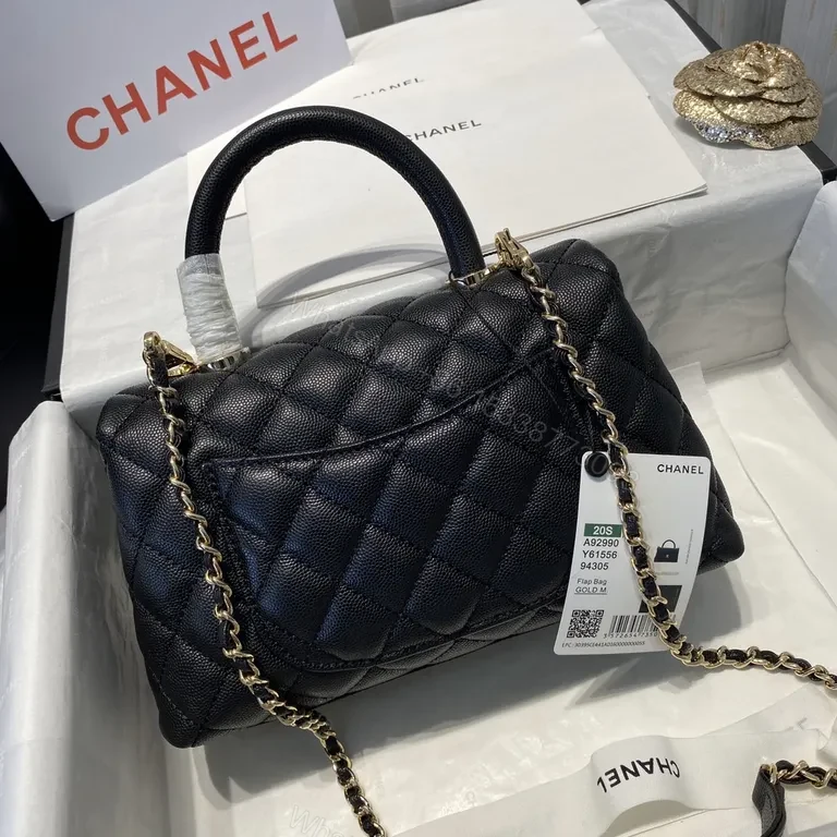 View 9 of Chanel-Inspired Quilted Carre Bag: Luxe Everyday Carry