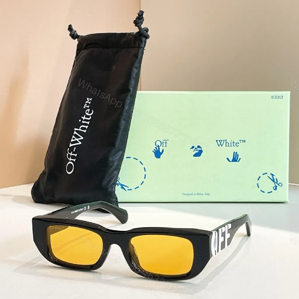 View 6 of Premium Off-White-Inspired Sunglasses: Bold, City-Ready Style