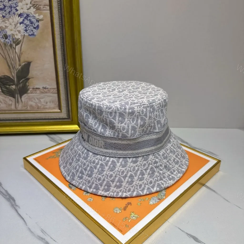 View 9 of Monochrome Luxe Monogram Bucket Hat with Signature Pattern