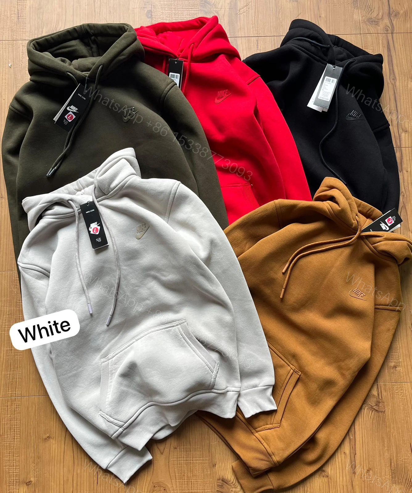 FIRST COPY NIKE HOODIE 3-Thread cotton fleece — view 1