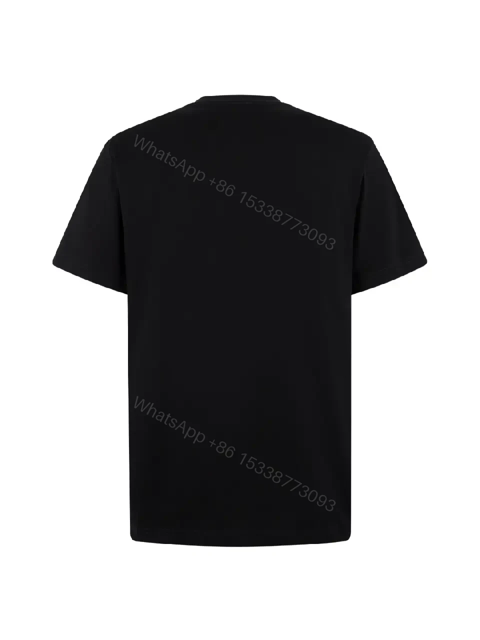 View 9 of Black Cotton Short-Sleeve T-Shirt with LOEWE Pocket Emblem