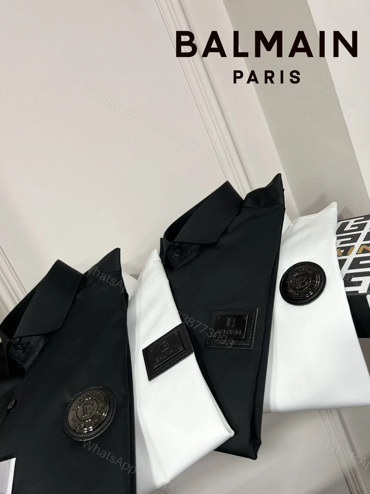 View 2 of BUY FIRST COPY BALMAIN COTTON SUMMER IMPORTED SHIRTS