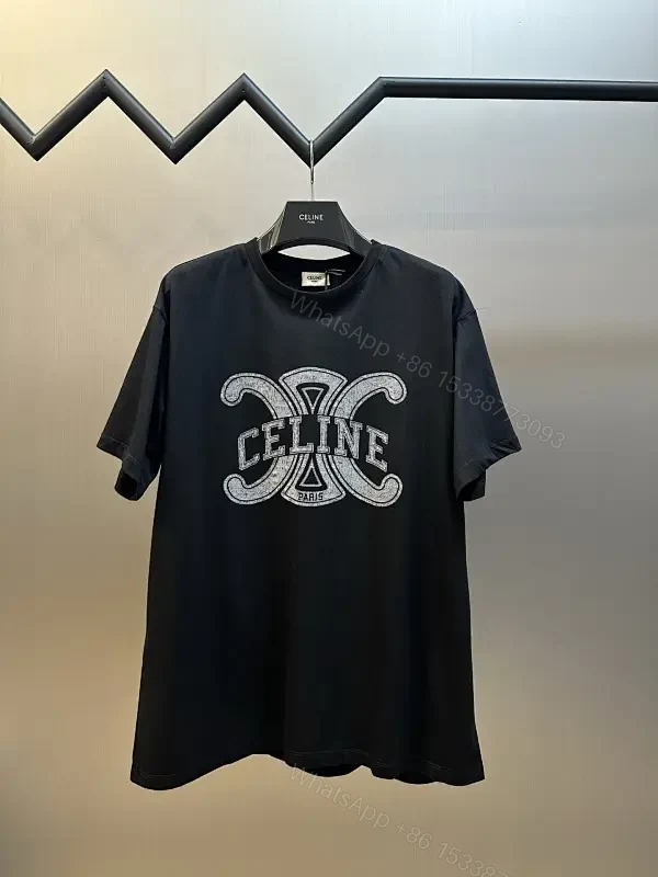 Bold Graphic Tee – Luxe Streetwear Logo Essential — view 1