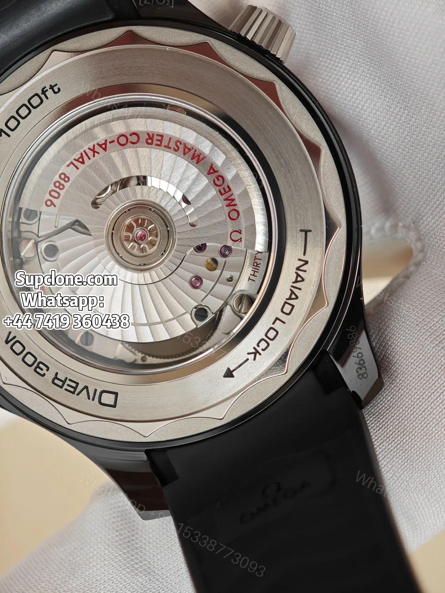 View 10 of Omega Super Clone Seamaster Diver 300M 43.5mm Titanium Ceramic