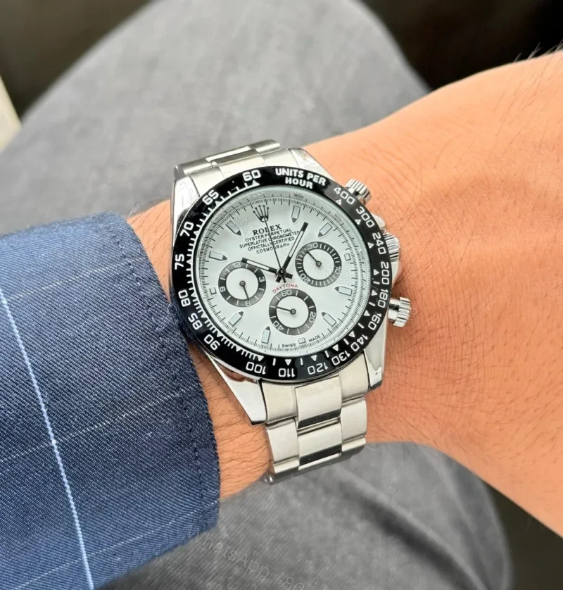 View 2 of Rolex Cosmograph Daytona Platinum White 42mm Quartz