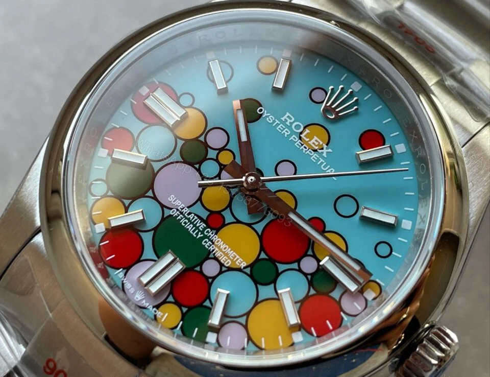 View 3 of KRF Factory 1:1 Rolex Oyster Perpetual 36 126000 904L SS Bubble Dial A2824