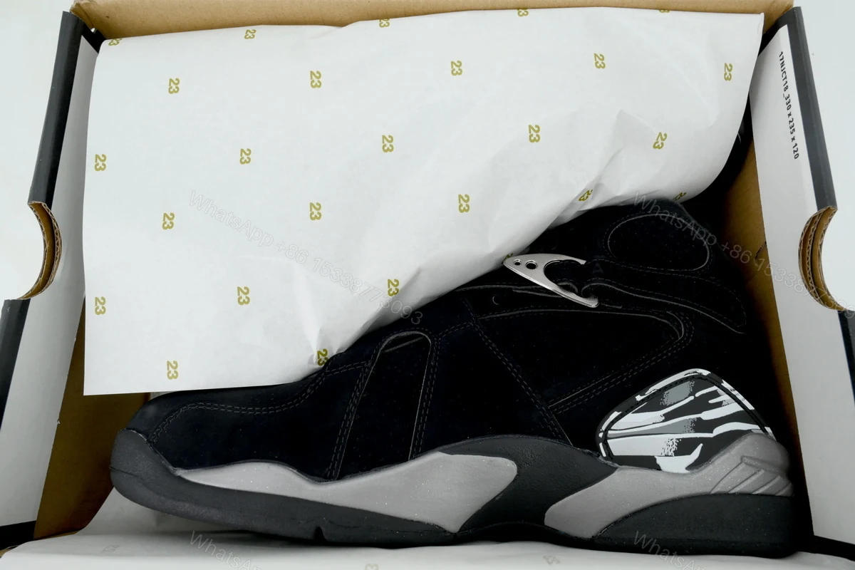 View 7 of Air Jordan 8 Retro 'Chrome' 305381-003