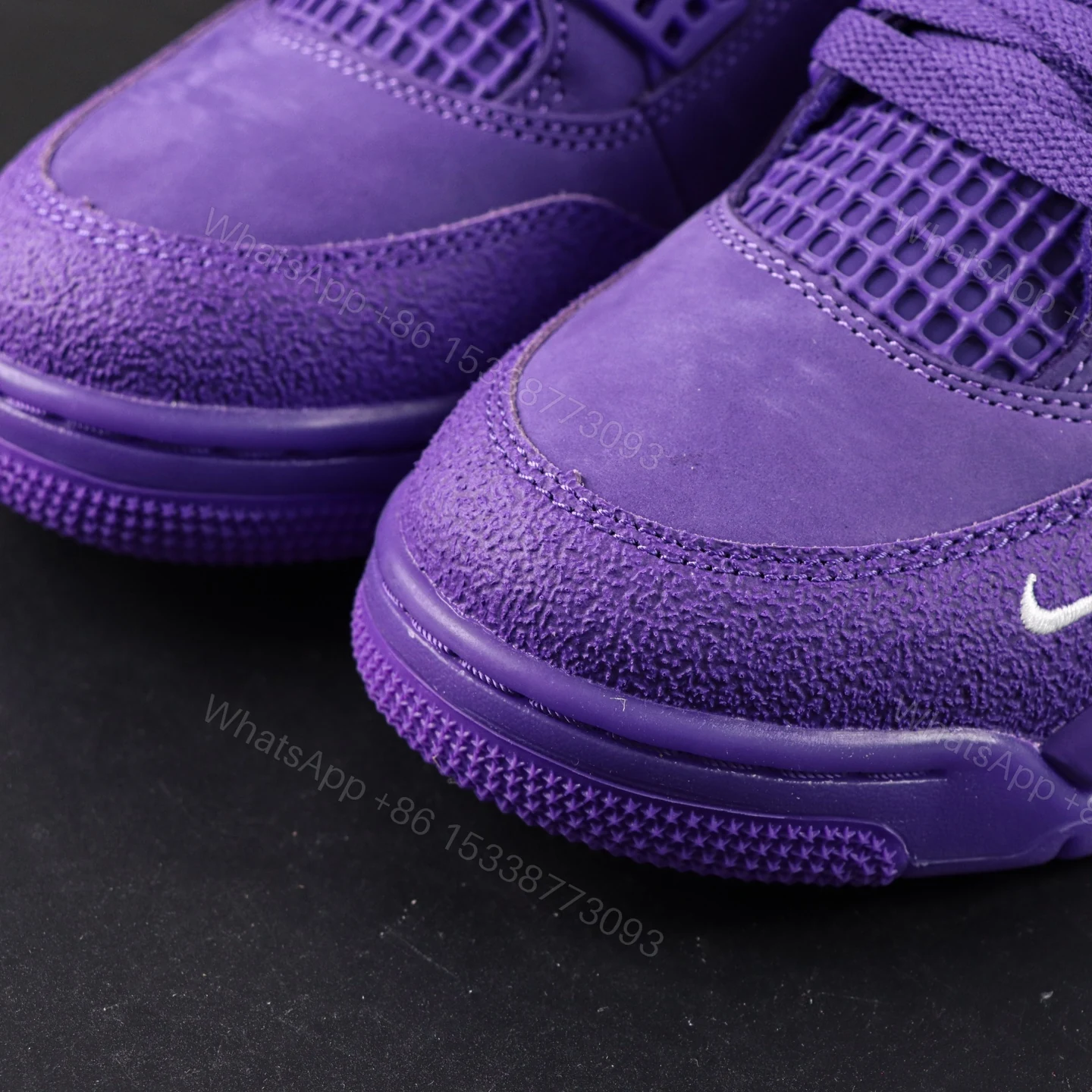 View 5 of Jordan 4 Retro Nigel Sylvester Brick by Brick Purple