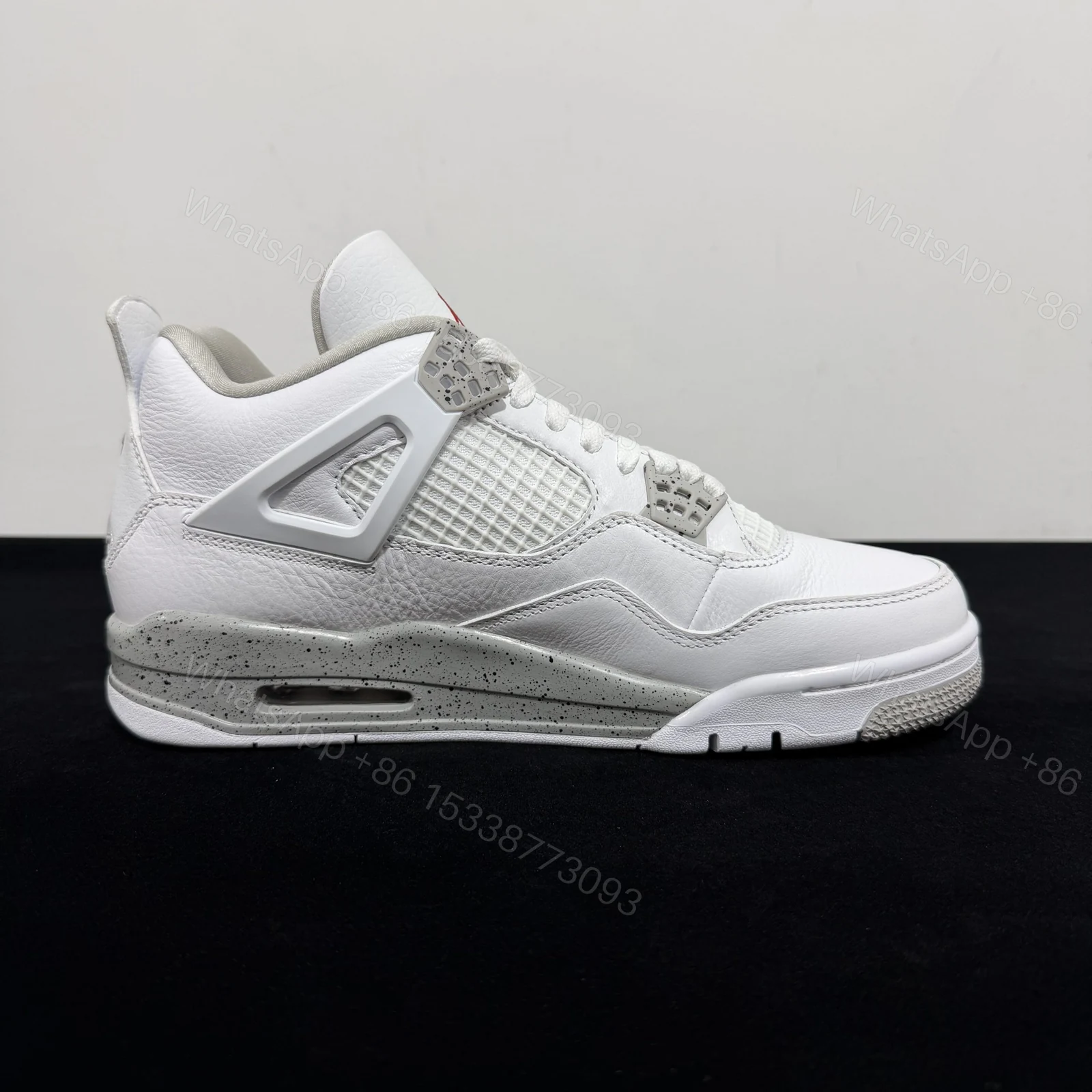View 2 of Air Jordan 4 Retro White Oreo Reps