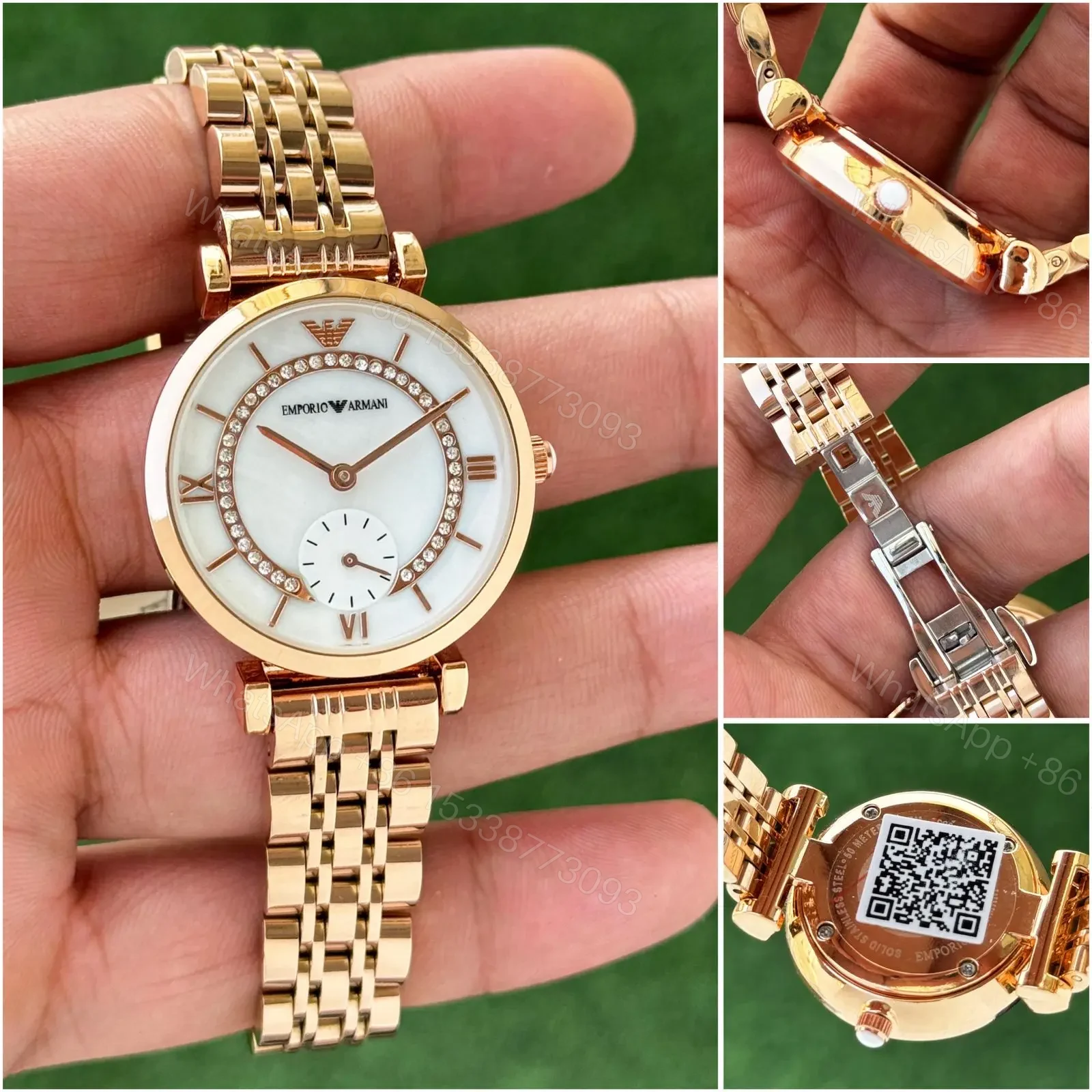Emporio Armani Rose Gold Dial — view 1