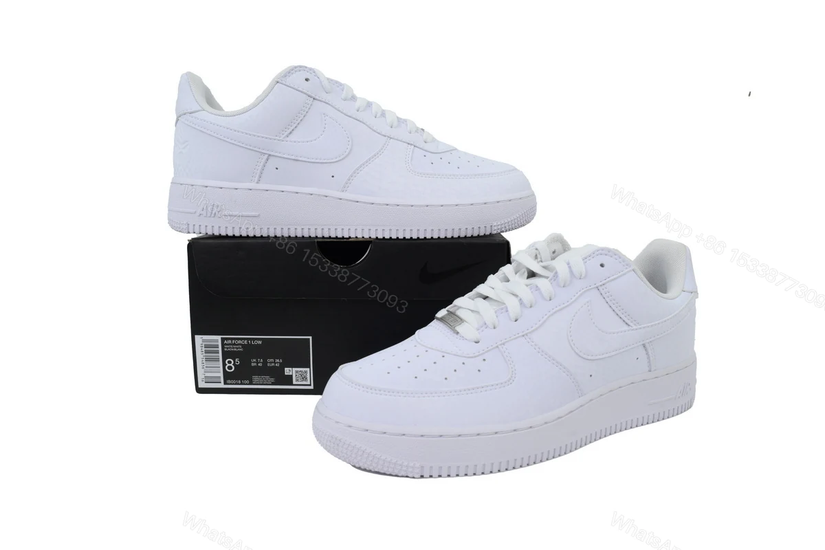 View 6 of Kobe Bryant x Air Force 1 Low 'Forever White' IB0018-100