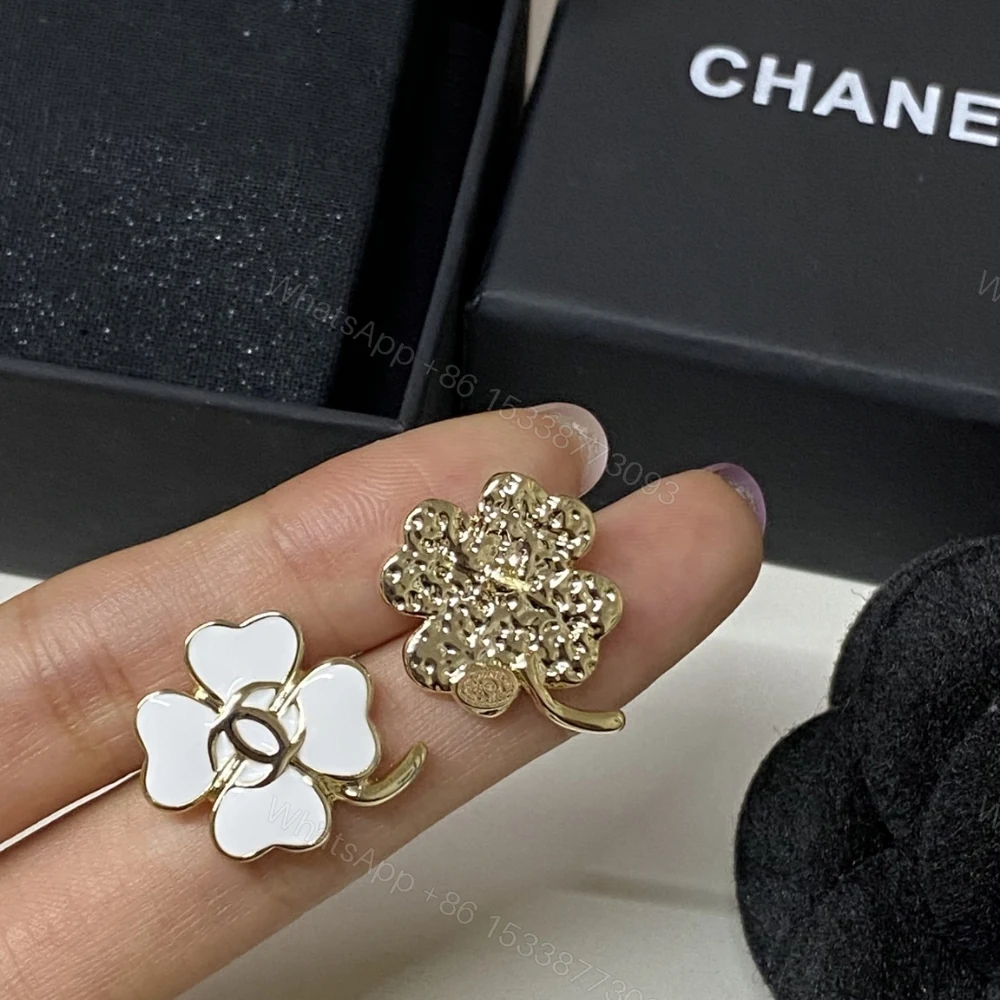 View 8 of Chanel Stud Earrings In Gold Metal With Resin Hardware Abf317 B19851 Nafgv