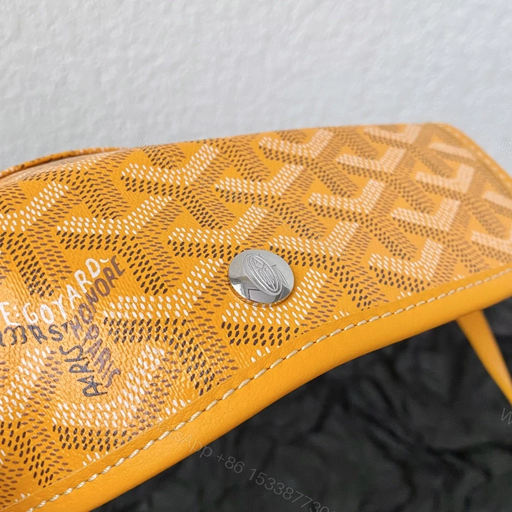 View 9 of 高仿Goyard*STLOUIB滿印Tote購物袋黃色中號免檢版