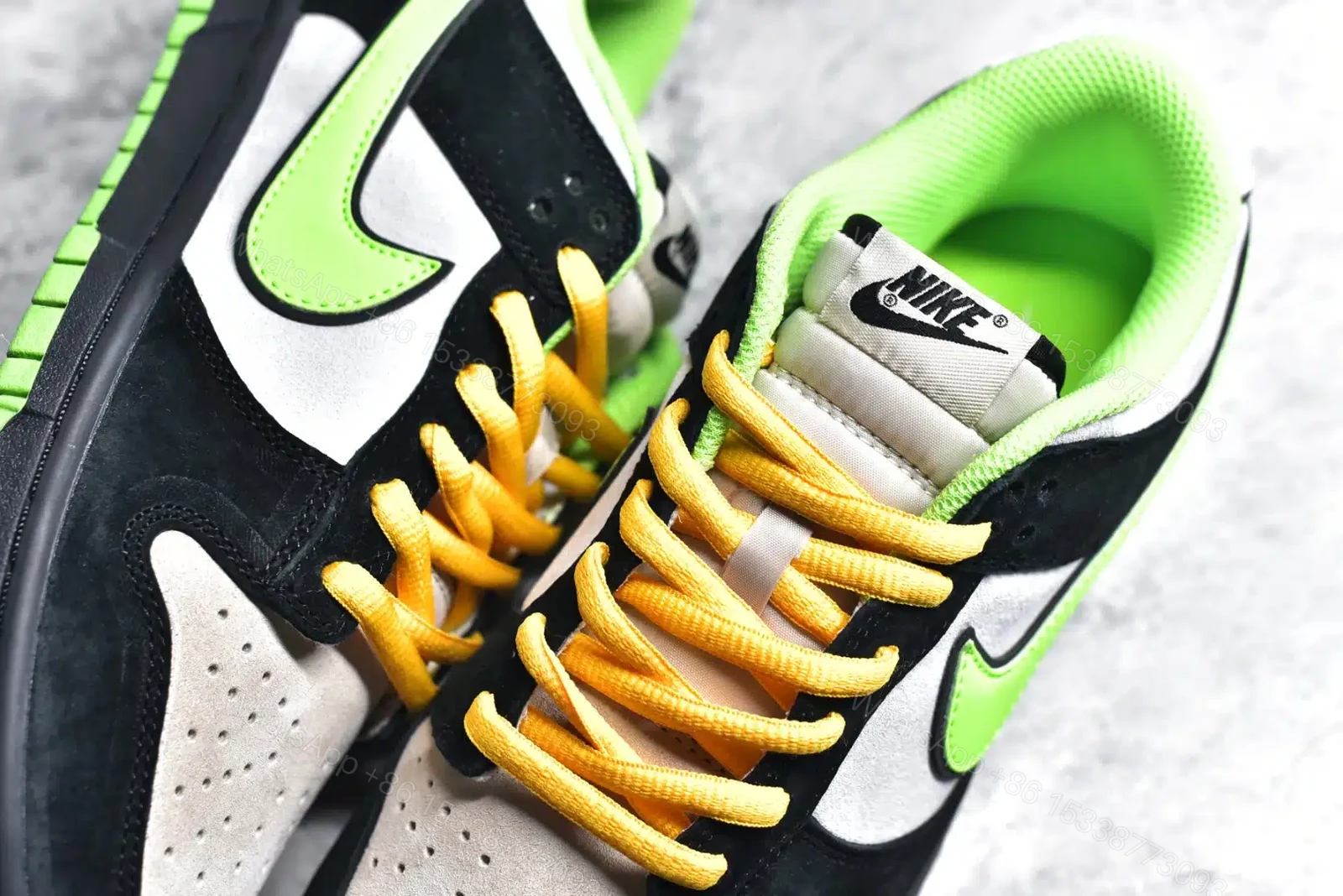 View 6 of Nike SB Dunk Low x Powerpuff Girls Black Green Replica