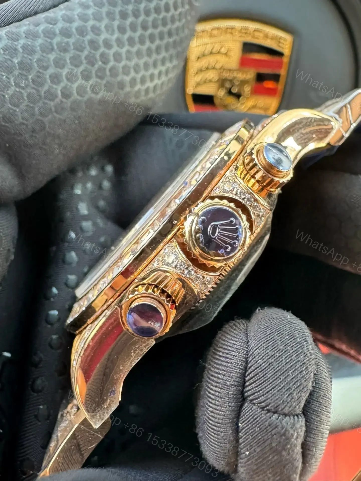View 4 of Rolex Daytona Eye of the Tiger Yellow Gold Diamond Edition 40mm RG-DAYTONA-EYE-TIGER-GOLD