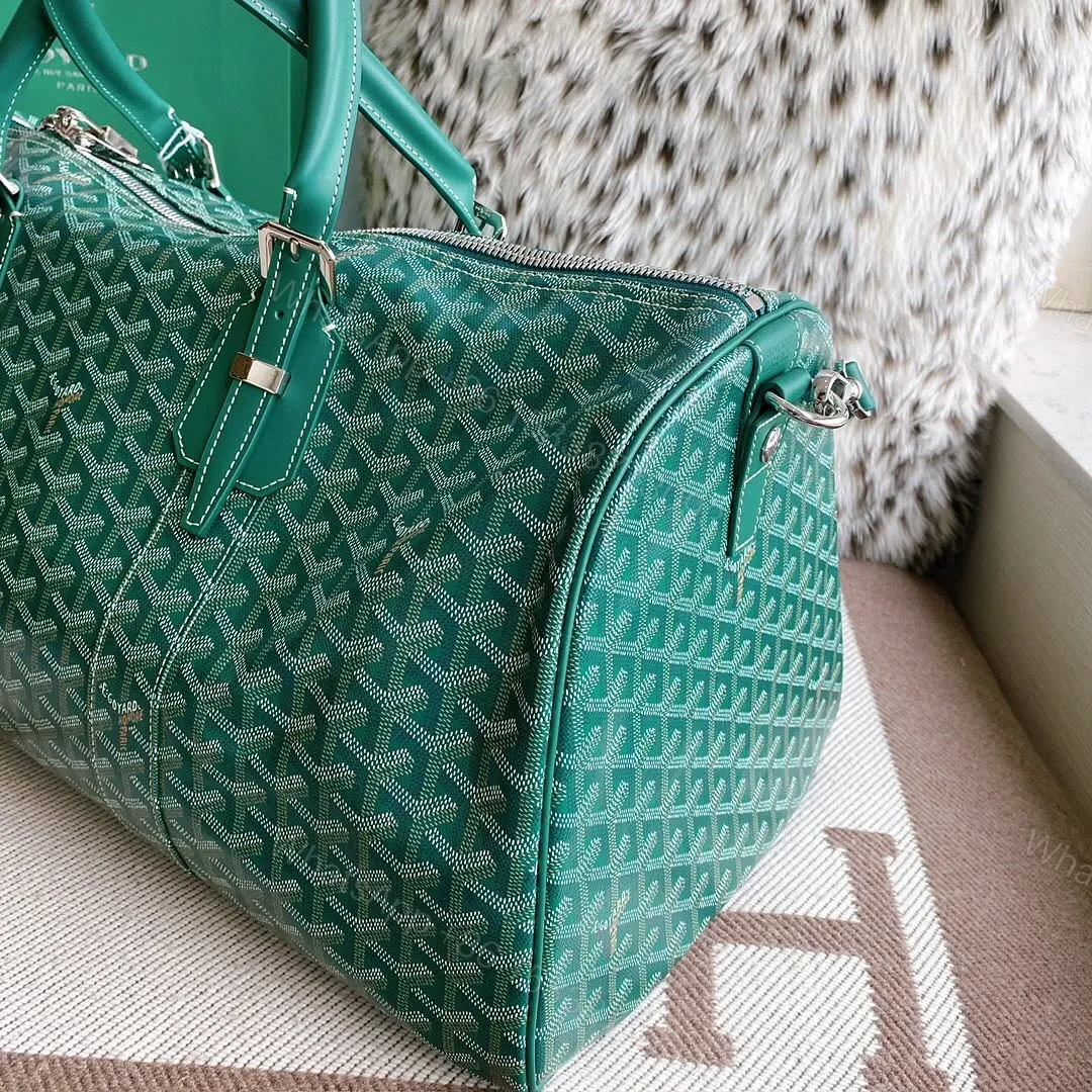 View 2 of Goyard Duffle Bag Green