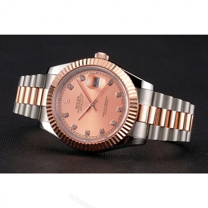 View 5 of Rolex Datejust Rose-Gold Dial REP016816 41 mm