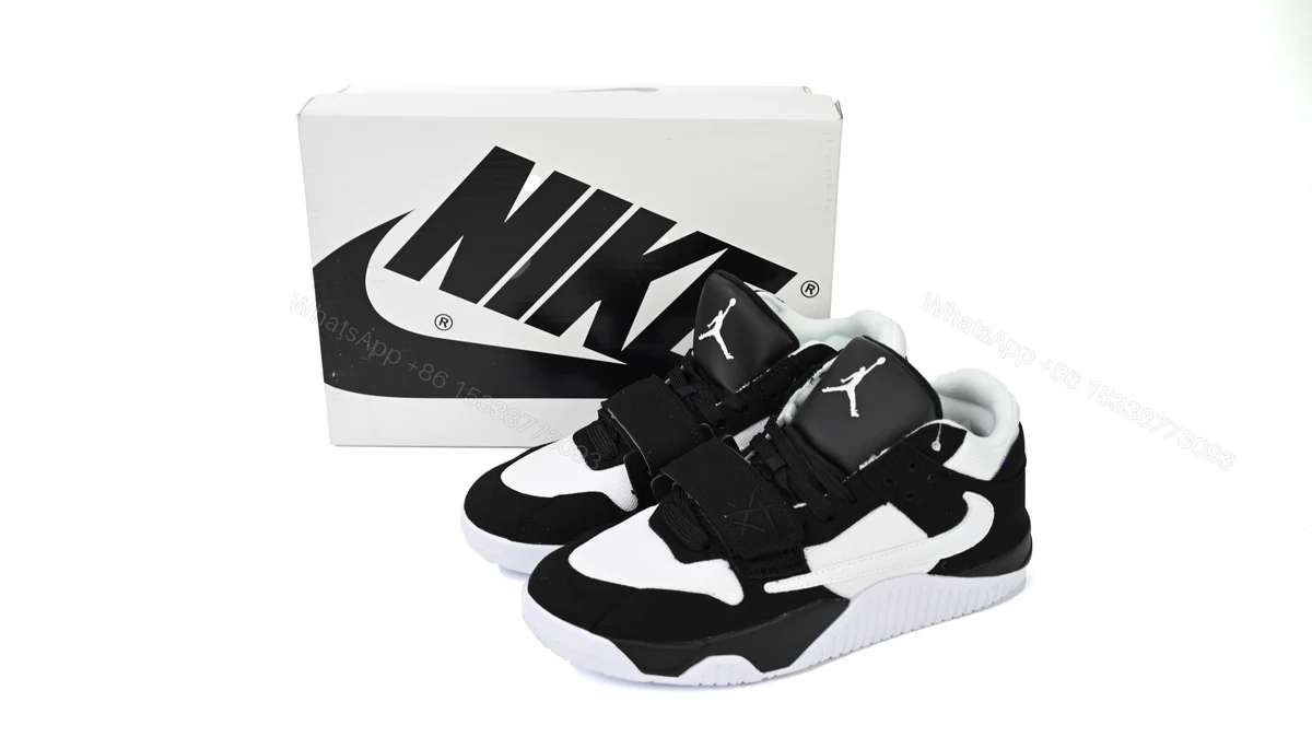 Travis Scott x Jordan Cut The Check Nice Kicks Oreo FZ8117-045 — view 2
