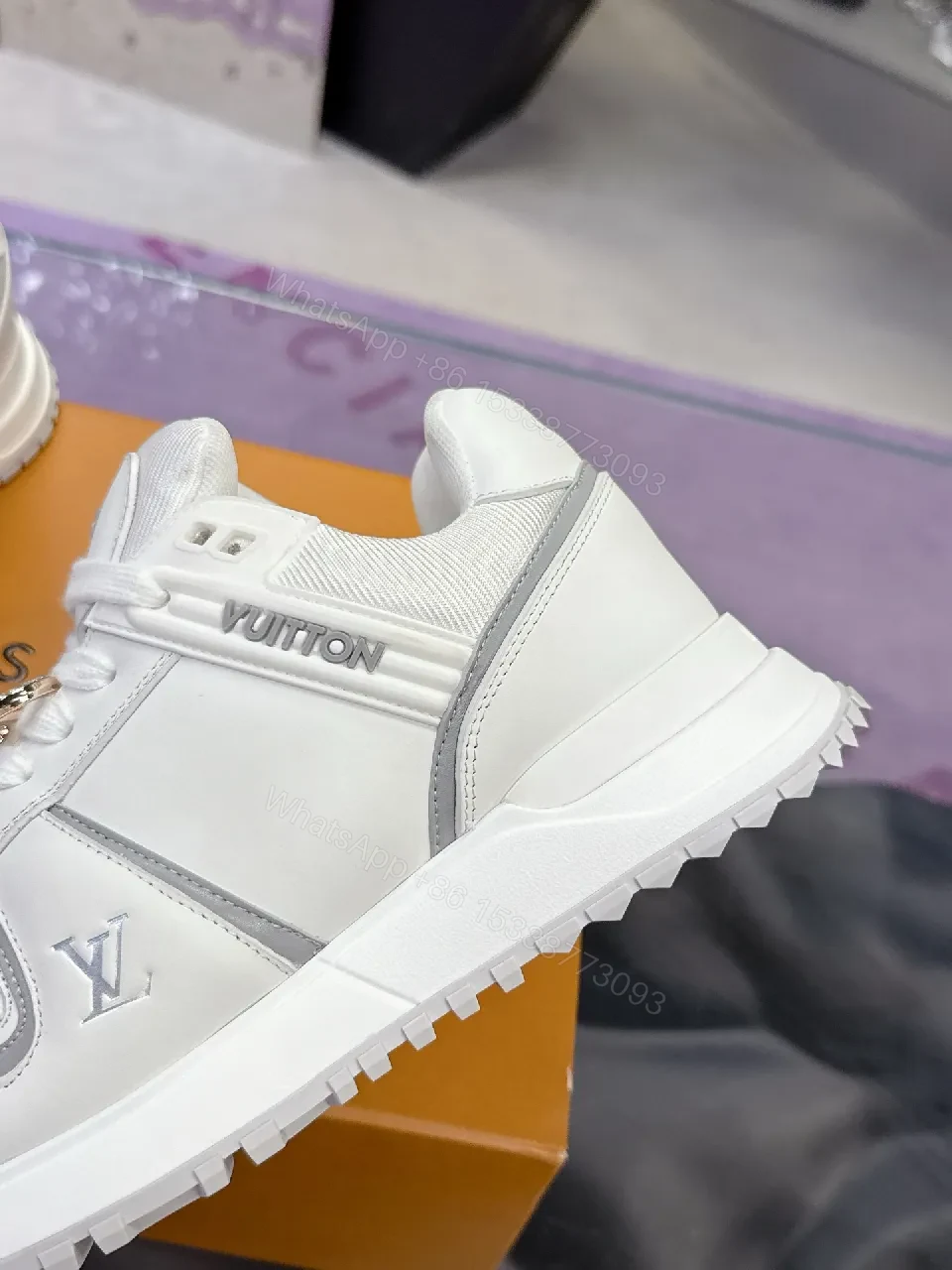 View 6 of White Leather Luxe Runner: Modern, Comfort-Driven Sneakers