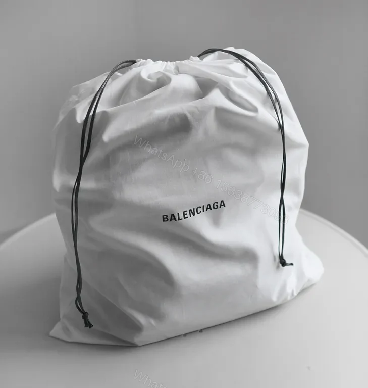 View 6 of Black Balenciaga-Inspired Utility Backpack: Compact Luxury Carry