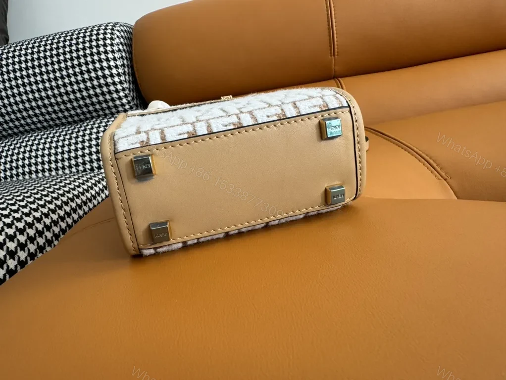 View 6 of Compact Luxury Bag: FF Pattern, Structured, All-Day Versatility