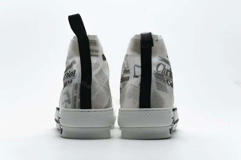 View 5 of Dior B23 Oblique Transparency High H565 White Black