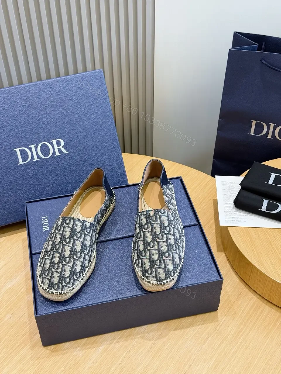 View 9 of Monogram Jacquard Espadrille Slip-Ons: Subtle Luxe Comfort