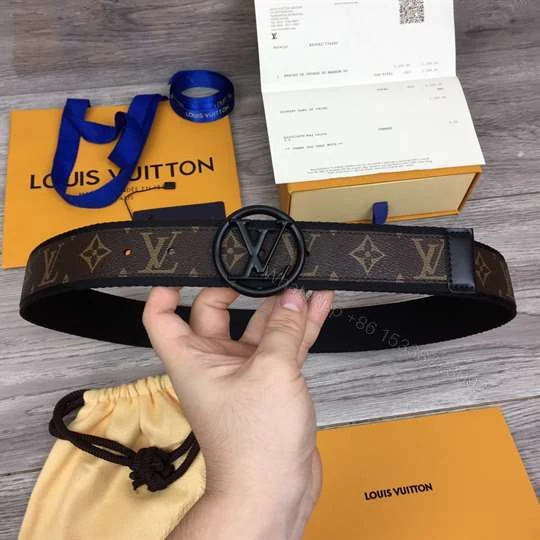 View 2 of LOUIS VUITTON MONOGRAM BELT – B144