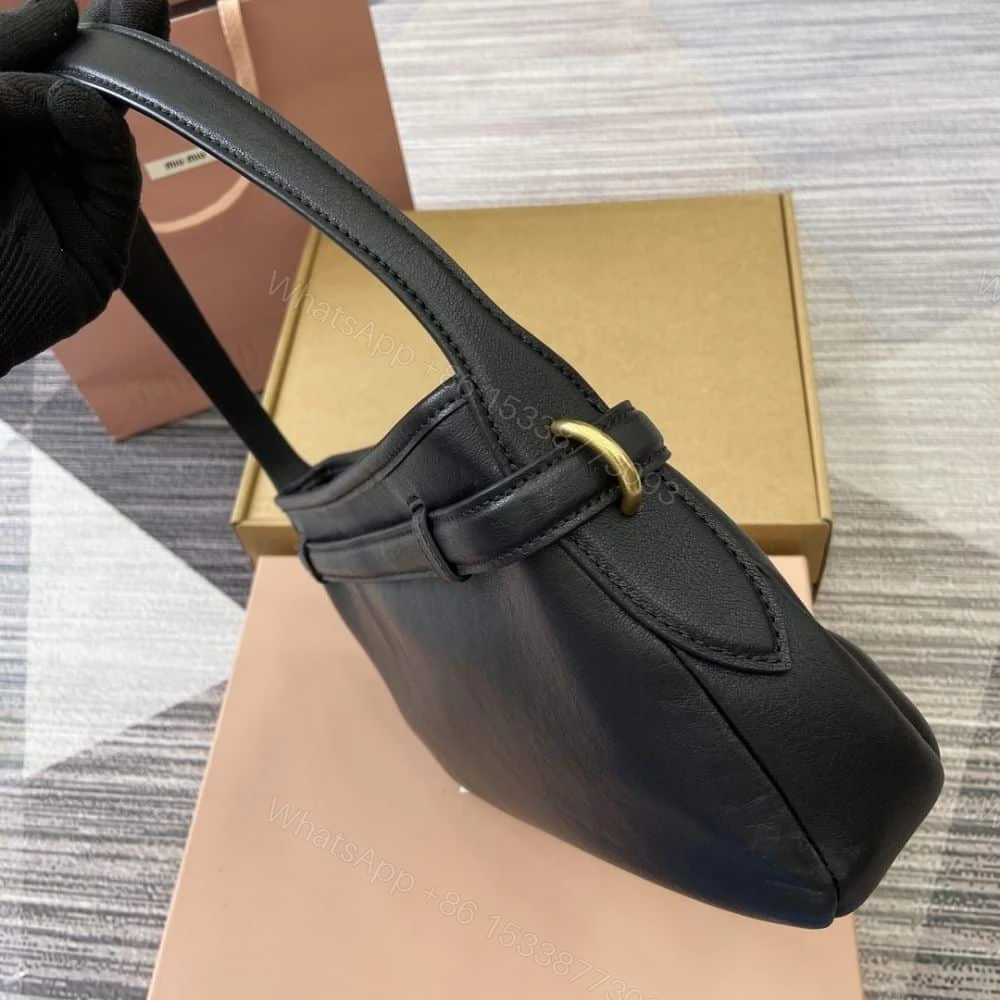 View 5 of MIUMIU AVENTURE NAPPA BAG BLACK 33CM