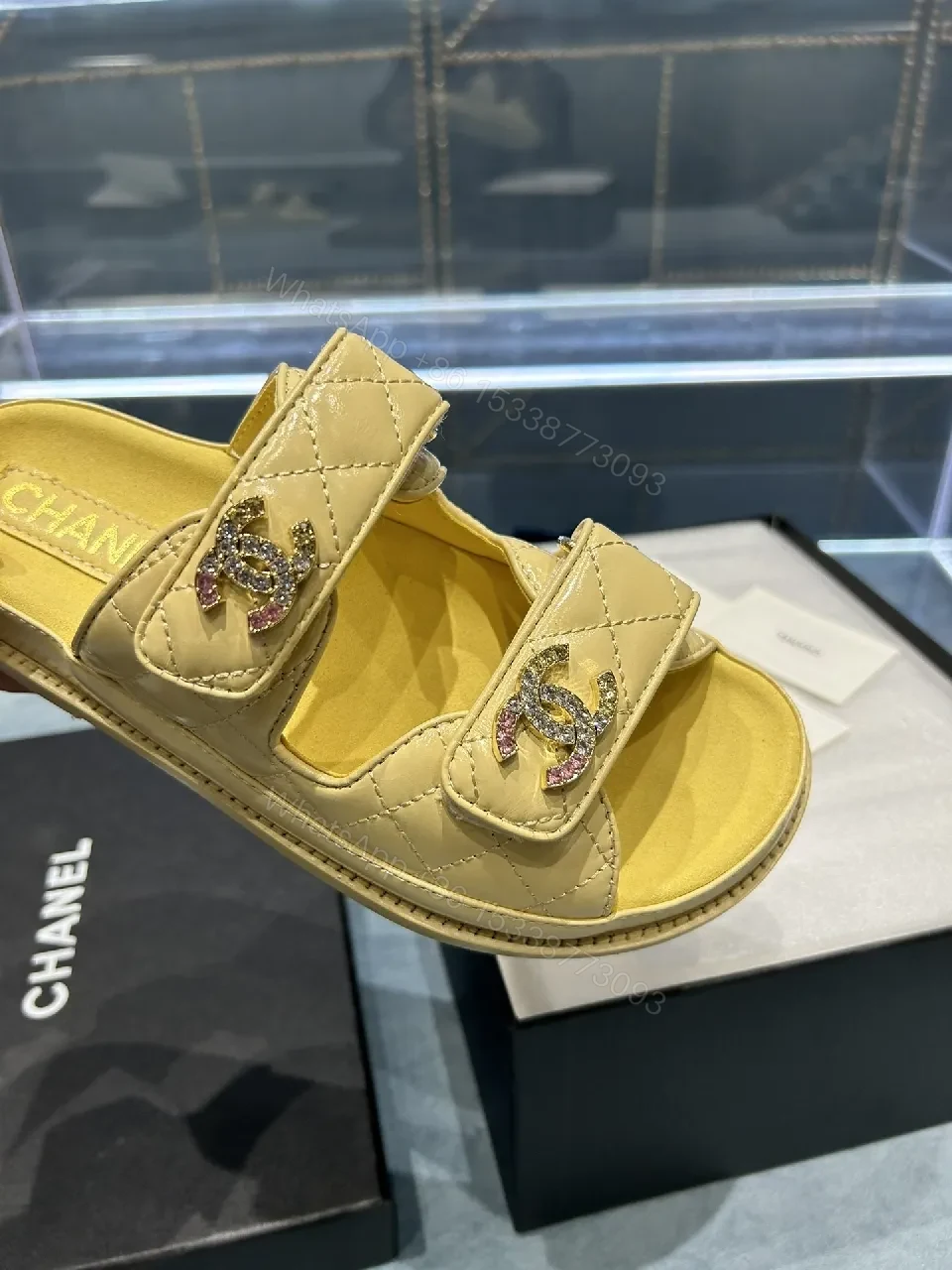 View 7 of Quilted Comfort Sandals - Premium Everyday Relaxed Luxe