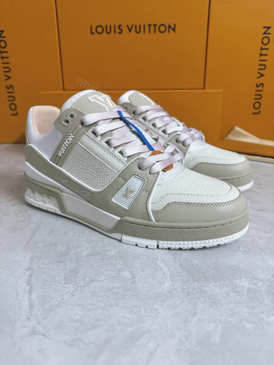 Premium Textured Trainer with Subtle Designer Detailing — view 1
