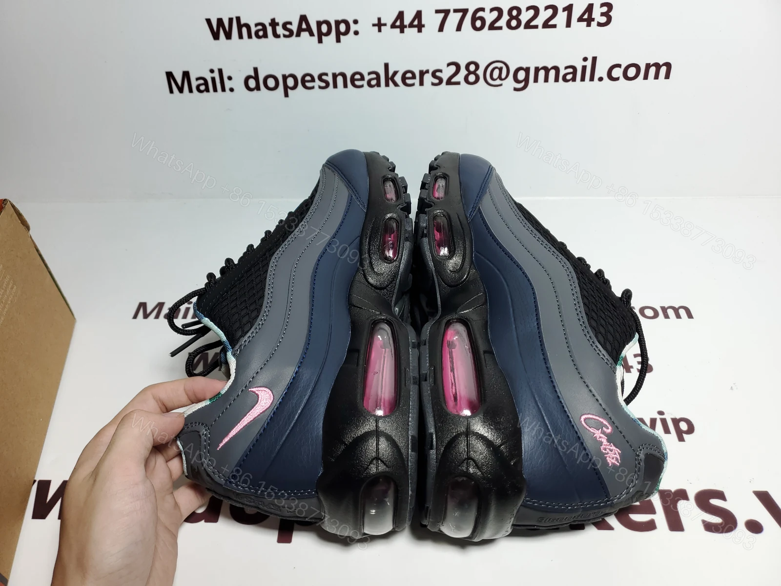 View 5 of Nike Air Max 95 SP Corteiz Pink Beam FB2709-001