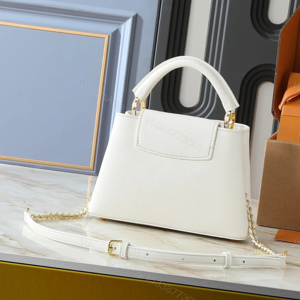 View 4 of Louis Vuitton Capucines BB Snow White 27Cm M55832