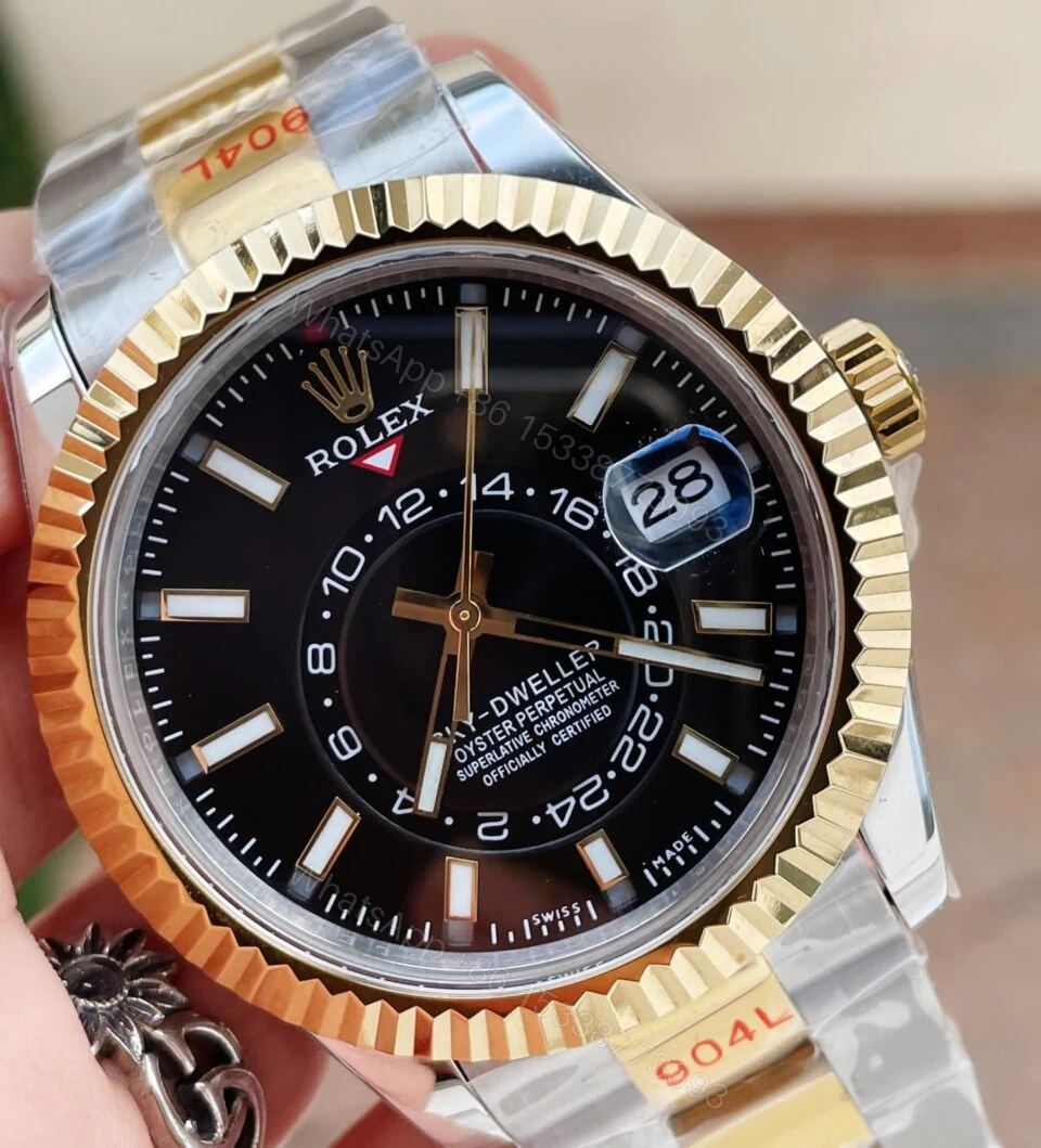 View 4 of Noob FACTORY 1:1 Rolex Sky-Dweller 326934 SS Best Edition Black Dial A23J