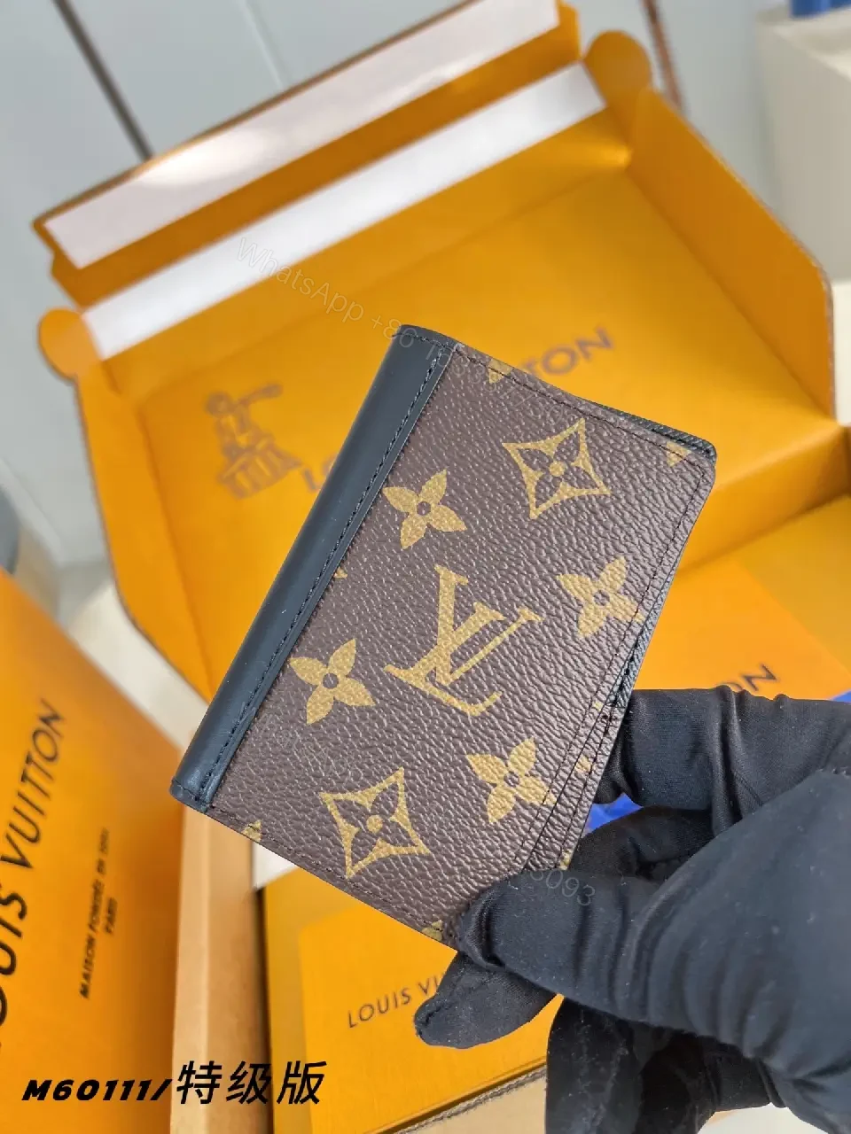 View 5 of Monogram Canvas Slim Wallet — Luxury Bi-Fold, Everyday Confidence