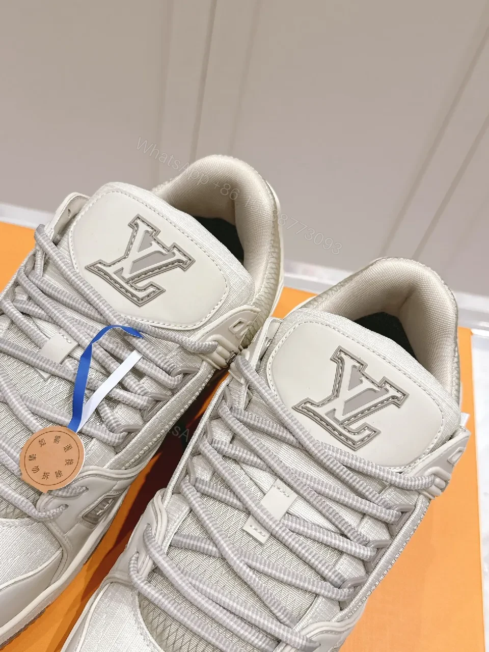 View 5 of Crisp White Mesh Luxe High-Top Sneaker with Cushioned Comfort