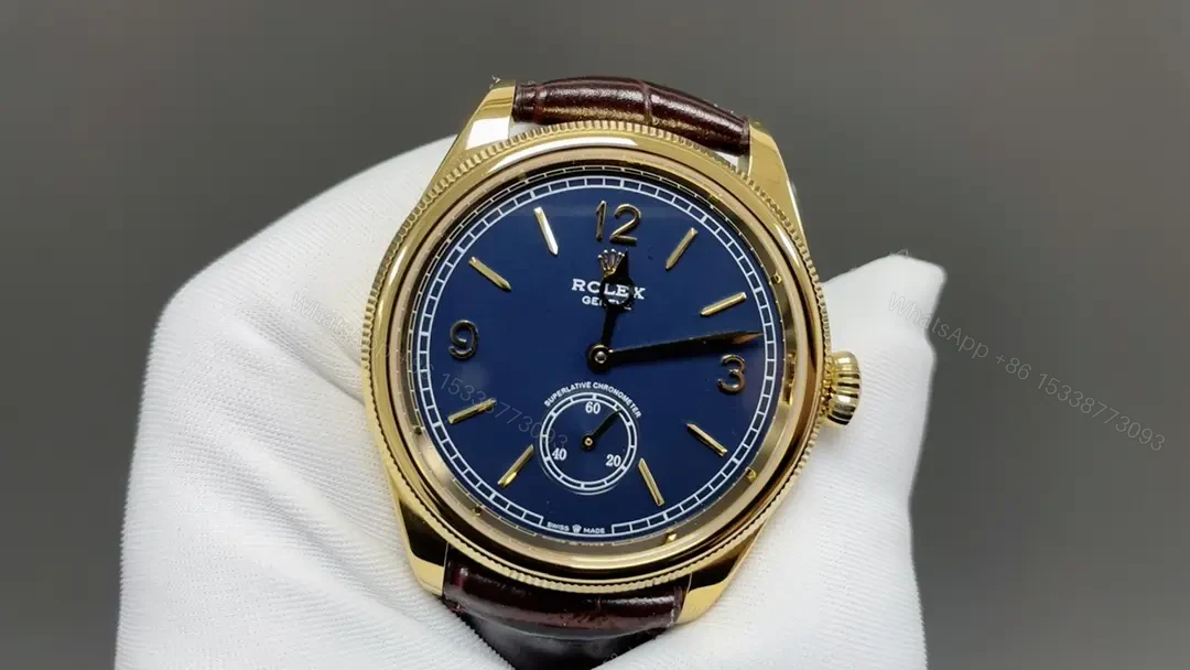 View 3 of Rolex Perpetual 1908 Black Dial Yellow Gold Dress Edition 39mm 52506-BLACK-GOLD