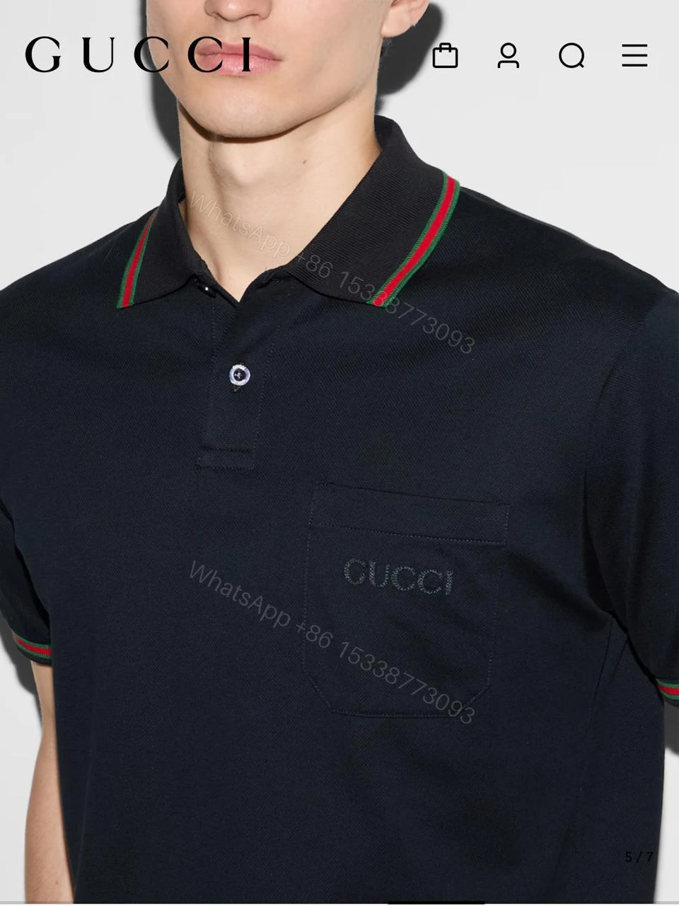 View 21 of First Copy Gucci Imported Quality Exclusive Polo Tees for Men