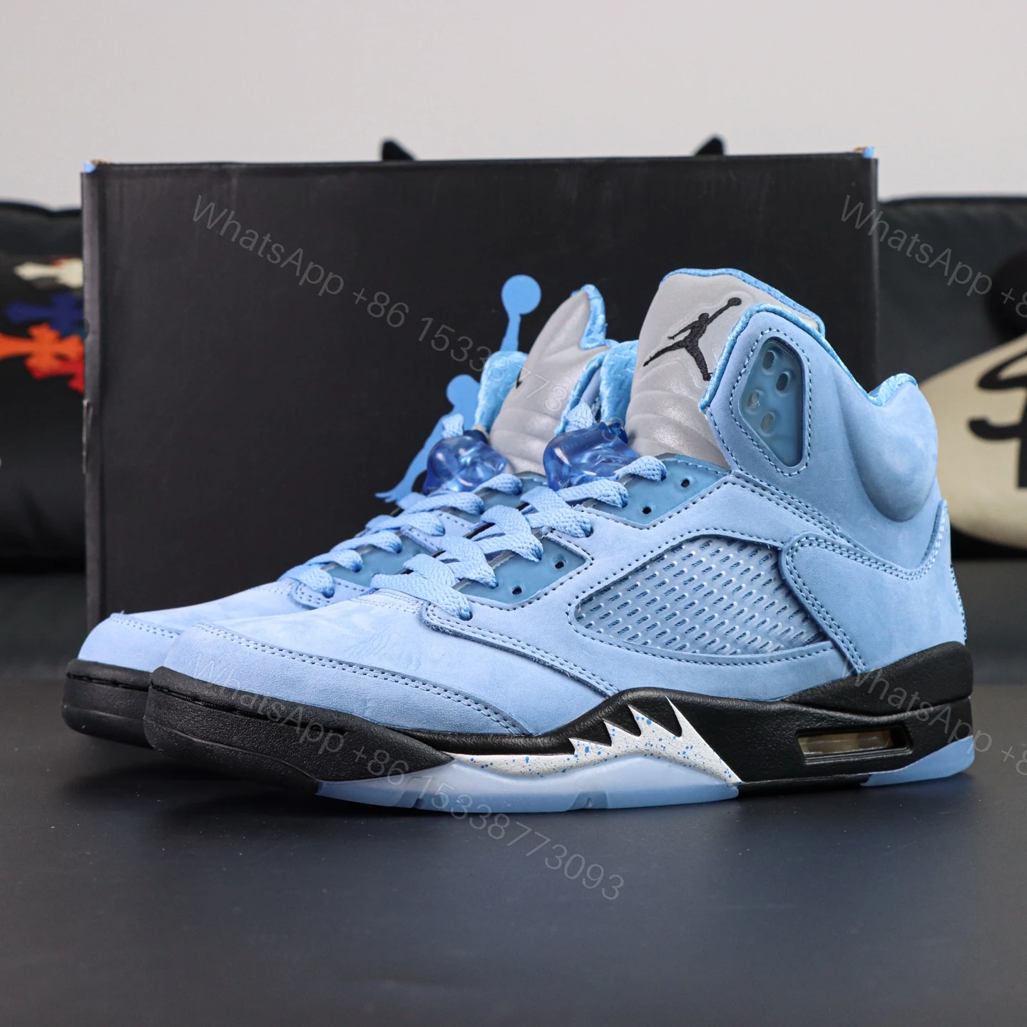 Air Jordan 5 Retro UNC University Blue Reps — view 1
