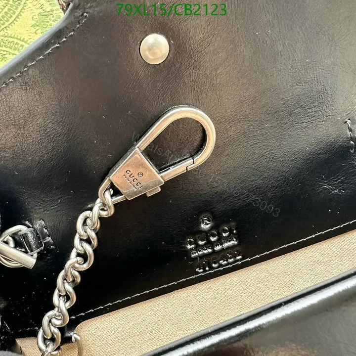 View 11 of Gucci Dionysus Knockoff Super Mini Leather Bag Black FGX872