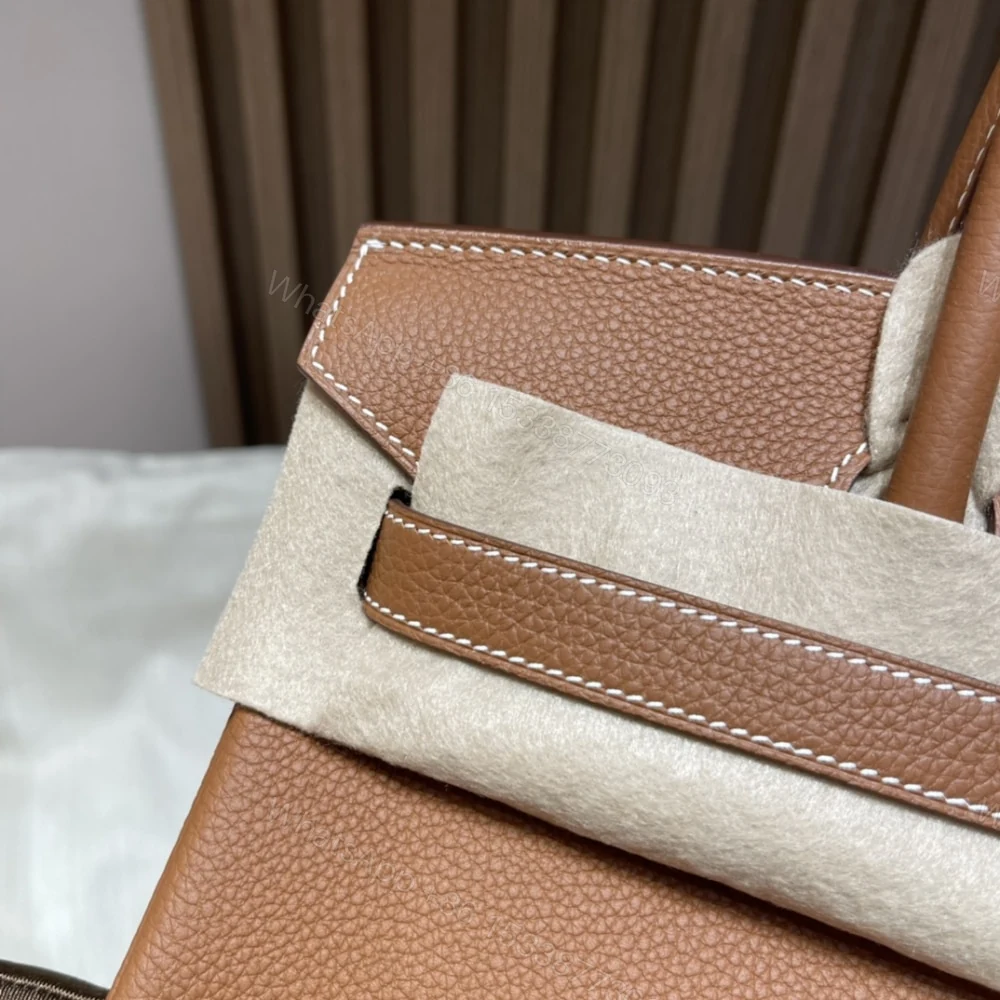 View 3 of Hermès Birkin 30 Brown Gold Hardware