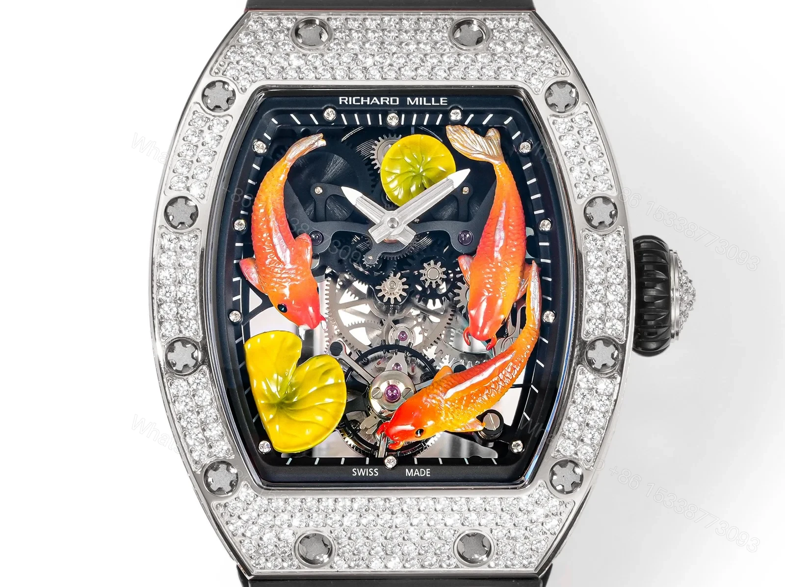 View 6 of Richard Mille RM59-01 T-Diamond Lizard Tourbillon Skeleton Sport Watch RM59-01-T-DIAMOND-LIZARD-TOURBILLON-SKELETON
