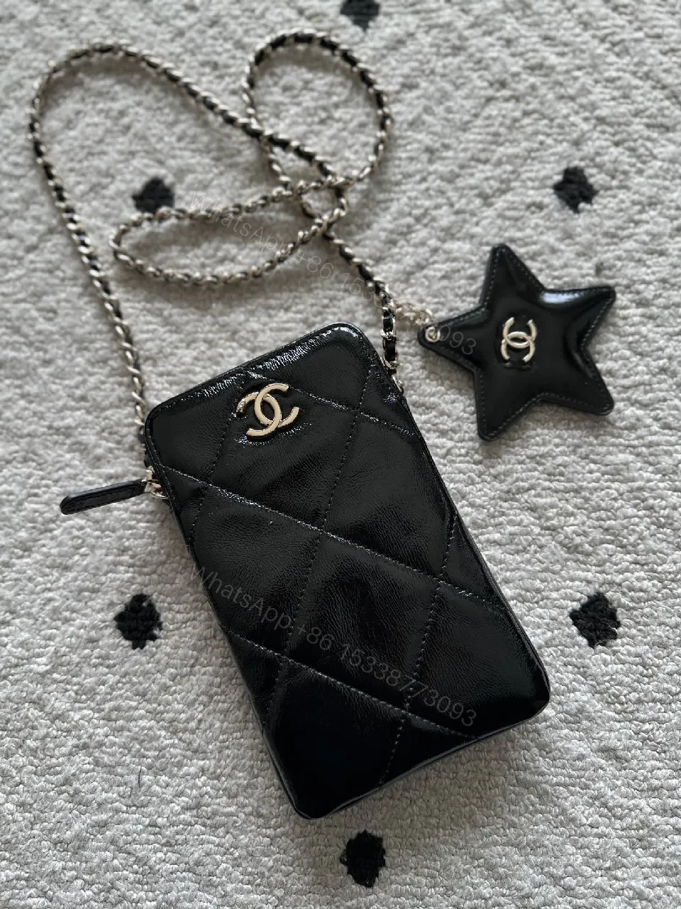 View 8 of Chic Quilted Crossbody: Luxe, Compact, versatile carryall