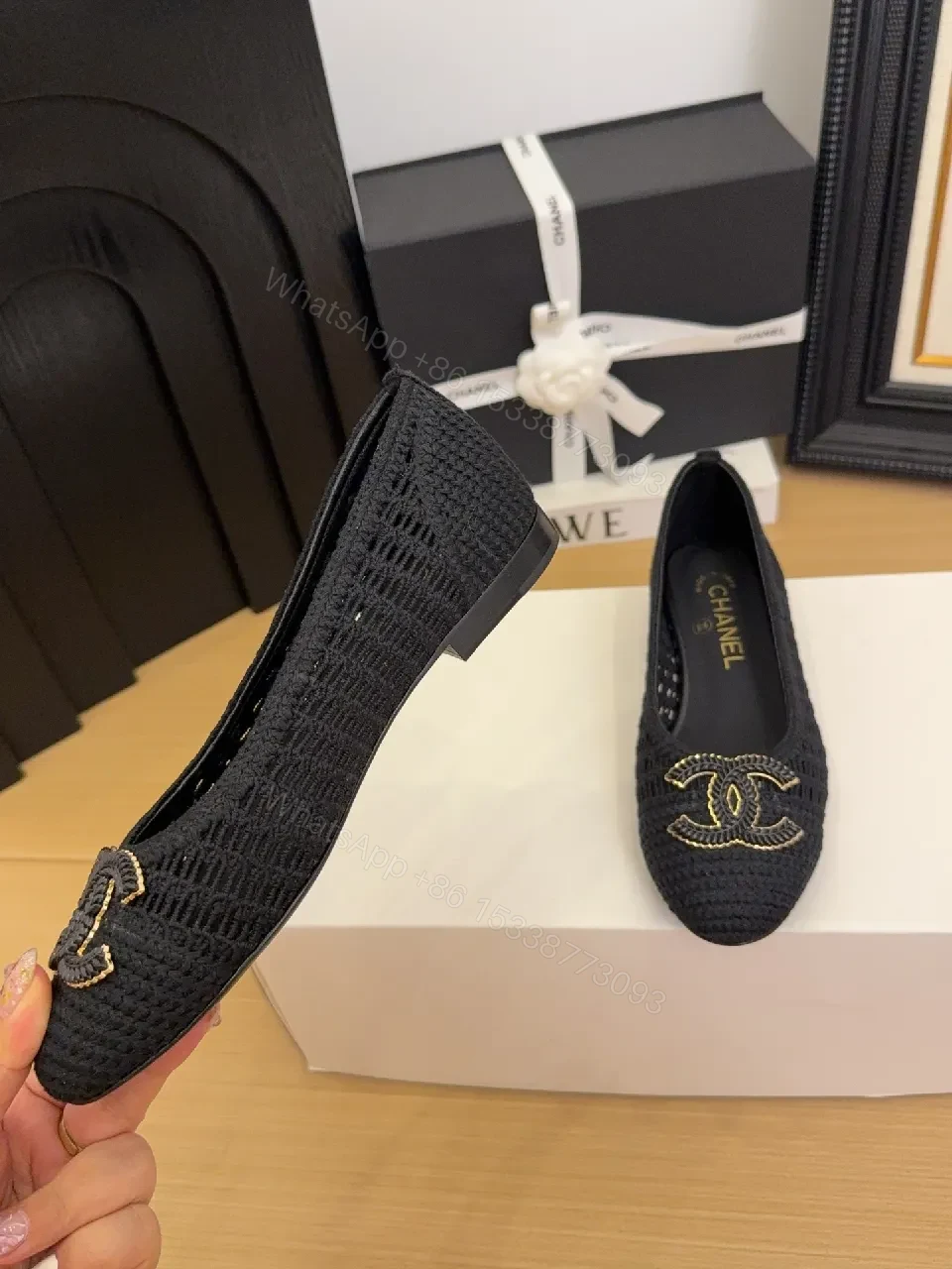 View 6 of Knit Loafer with Signature Motif — Elegant Everyday Comfort