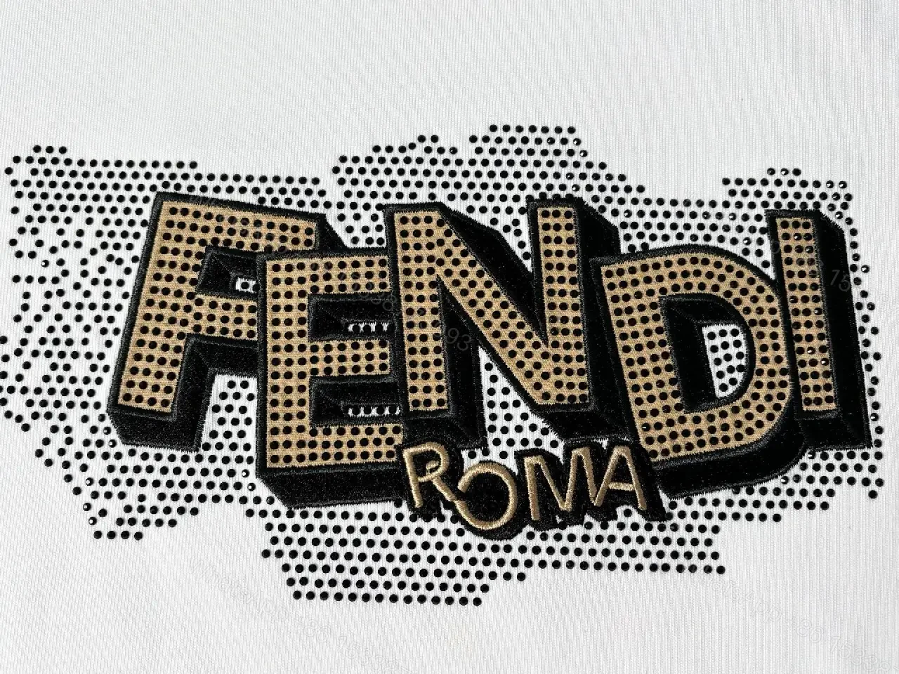View 8 of Black Knit Tee with Bold Contrast Logo, Minimalist, Everyday Comfort