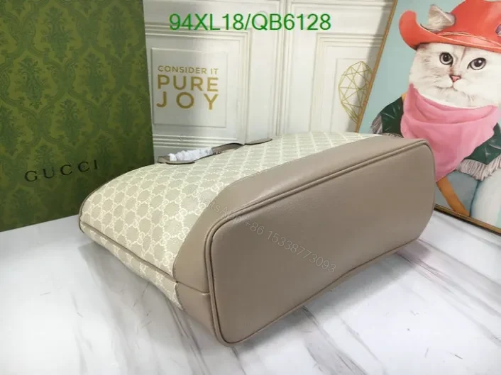 View 9 of Gucci Lookalike Handbag Brown Leather Medium Size