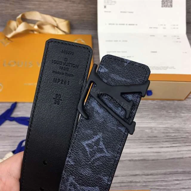 View 5 of LOUIS VUITTON SHAPE 40MM REVERSIBLE BELT – B104