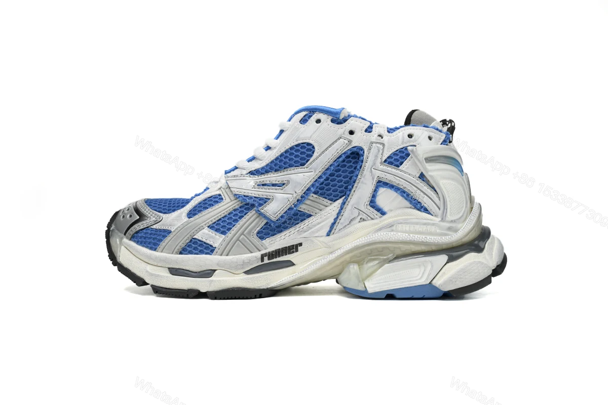 View 9 of Balenciaga Runner White Blue